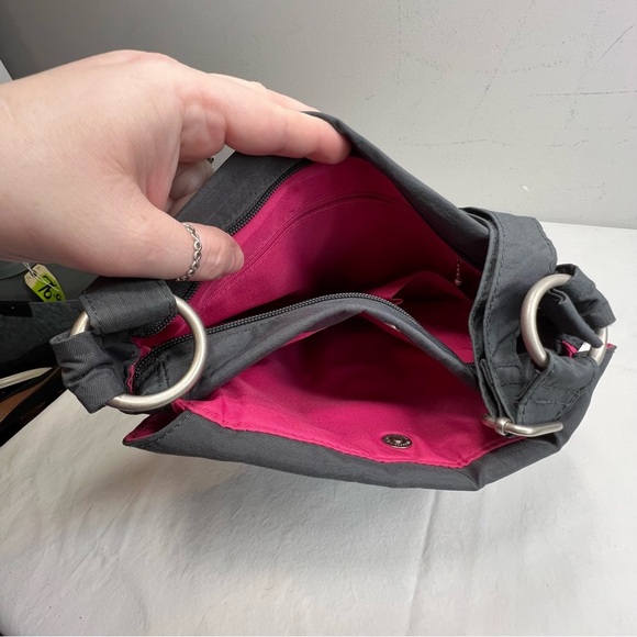 Baggallini gray town crossbody bag purse - Picture 3 of 6